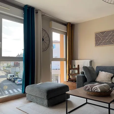 Hygge - T2 Climatise Proche Centre Parking Gratuit דירה