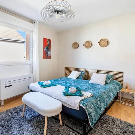Apartment Hygge - T2 Climatise Proche Centre Parking Gratuit Colmar